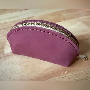 Portland Leather Taco Shaped Pouch — Foxglove